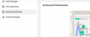 ad account, performance, business manager