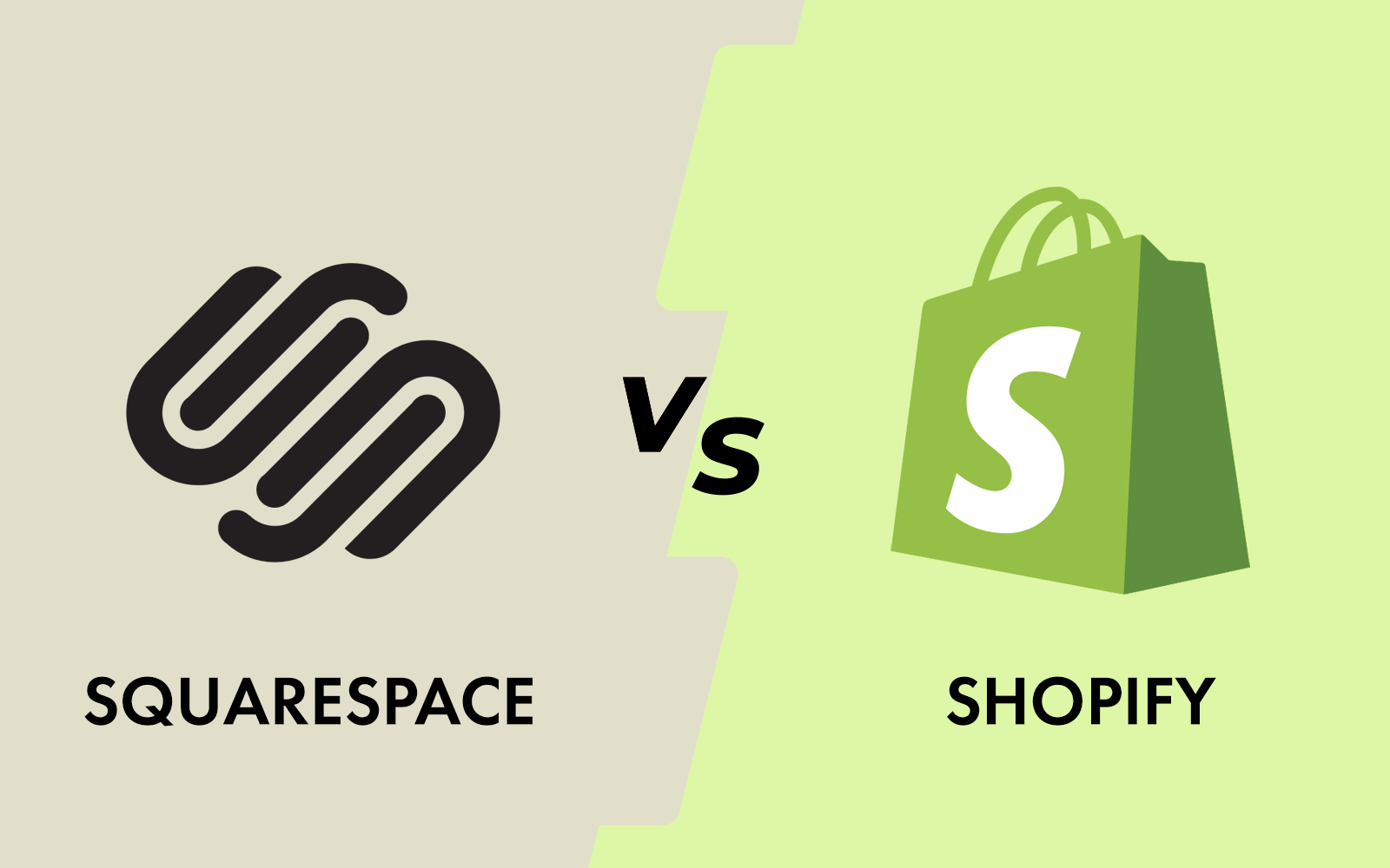 Squarespace, Shopify, templates, pros and cons