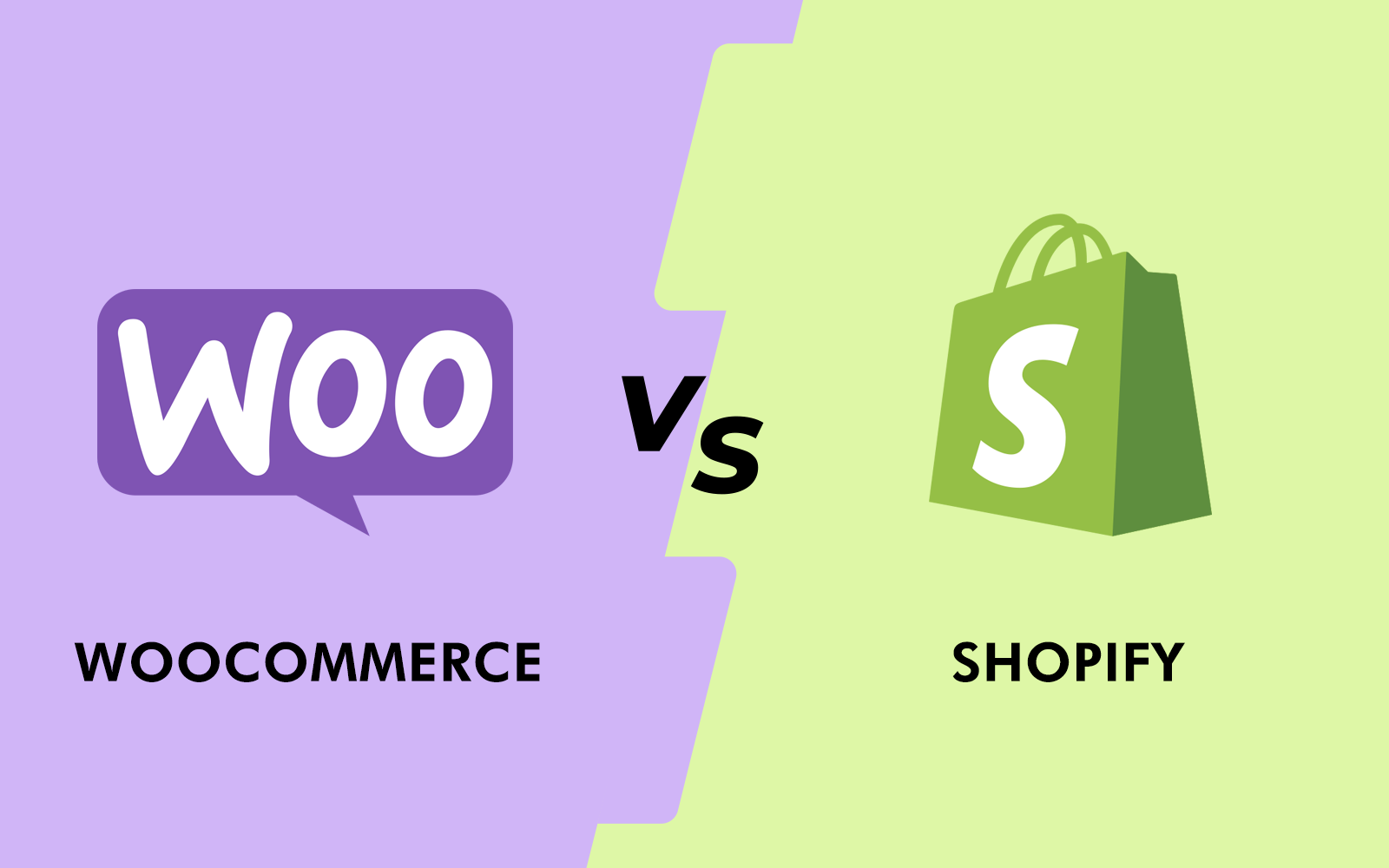 Poster: WooCommerce vs Shopify