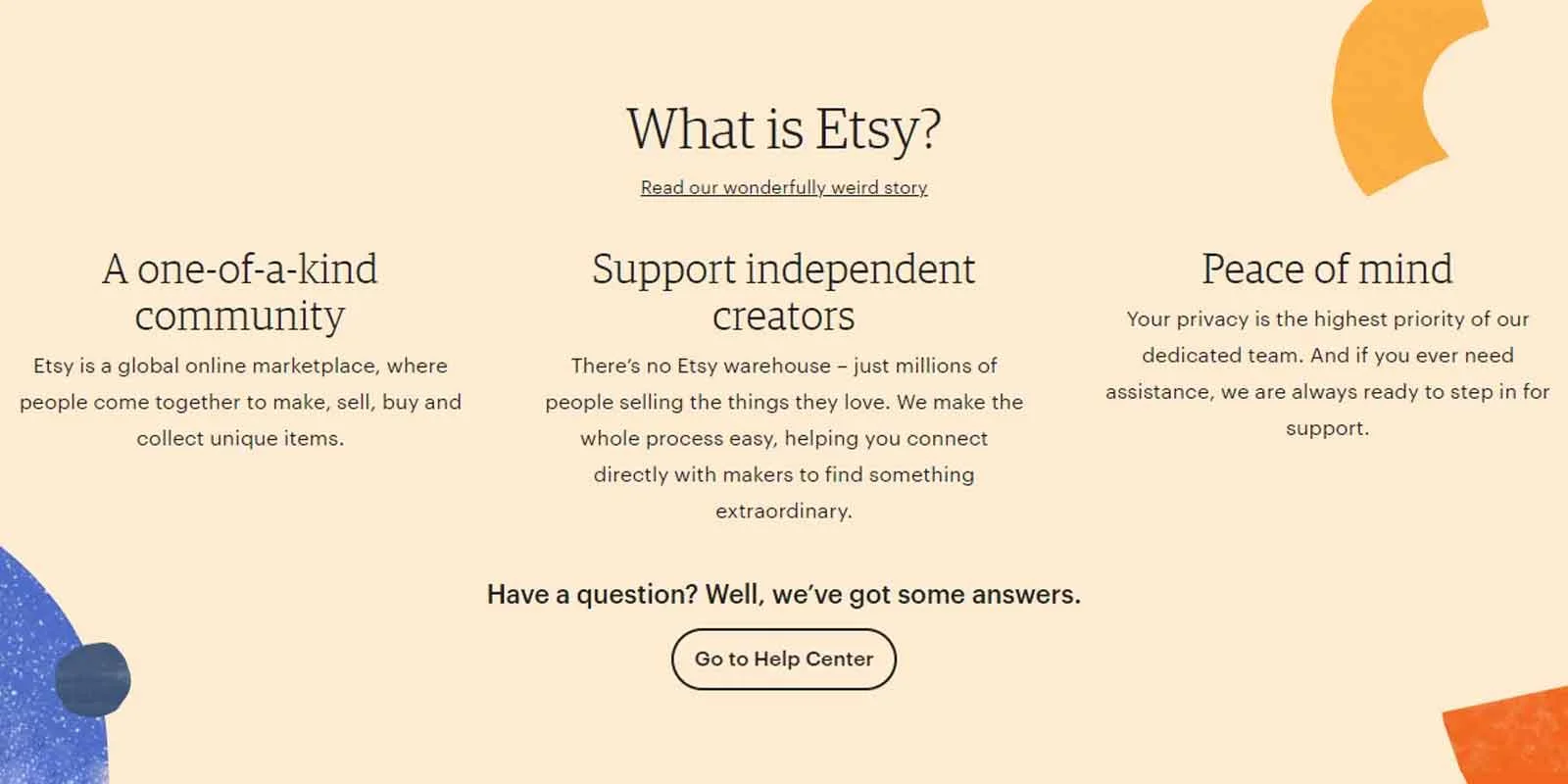 Etsy, independent creators, eCommerce